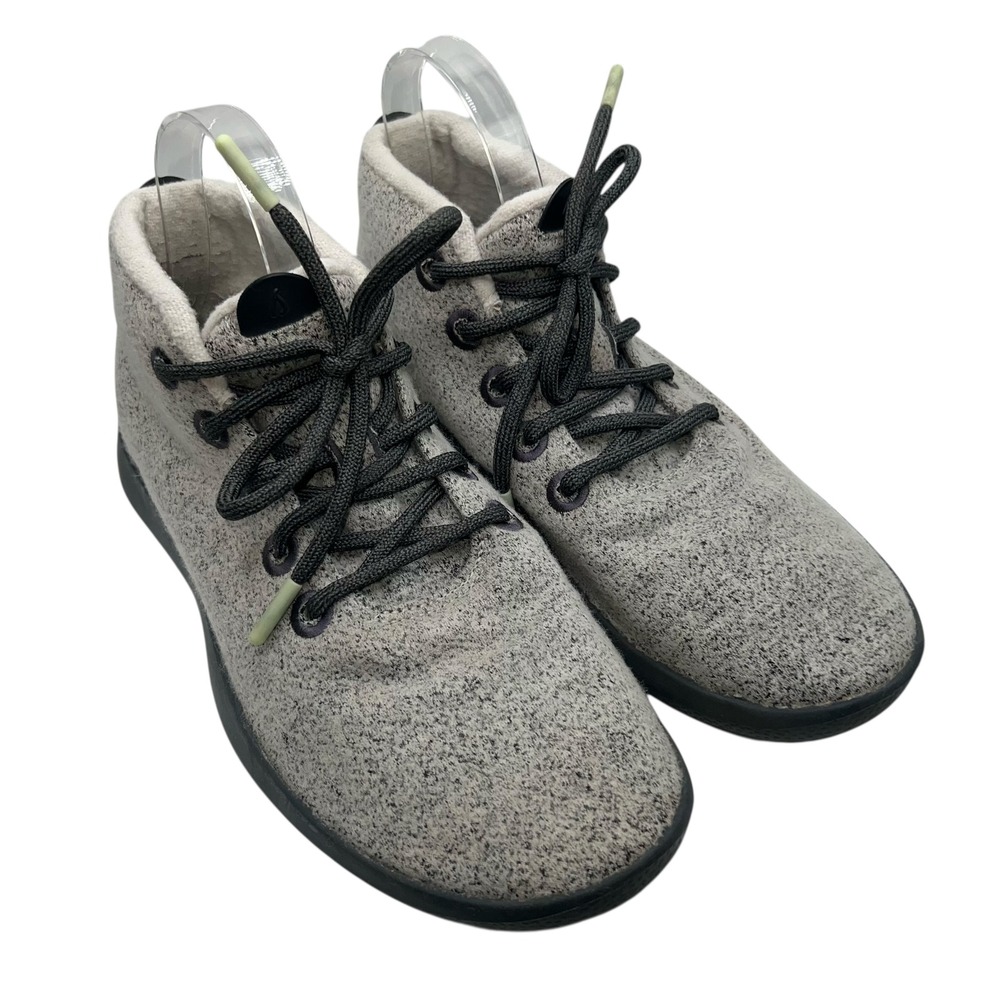 Allbirds‎ Womens Wool Runner Up Mizzle Gray High Top Sneakers Shoes Size 10